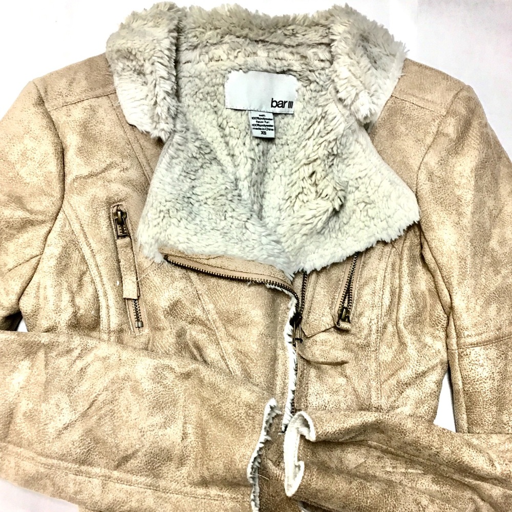 Bar III small biker jacket